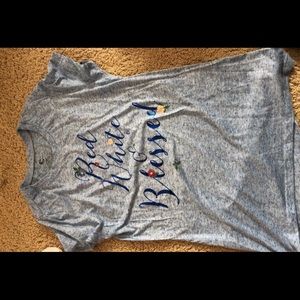 Red white and blessed t-shirt
